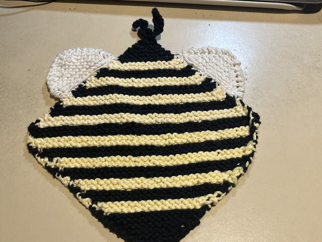 Bee Dishcloth - Small